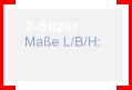 2-Sitzer Mae L/B/H: